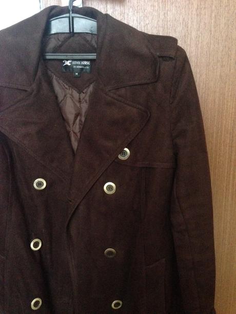 Hnedy prechodny kabat, m