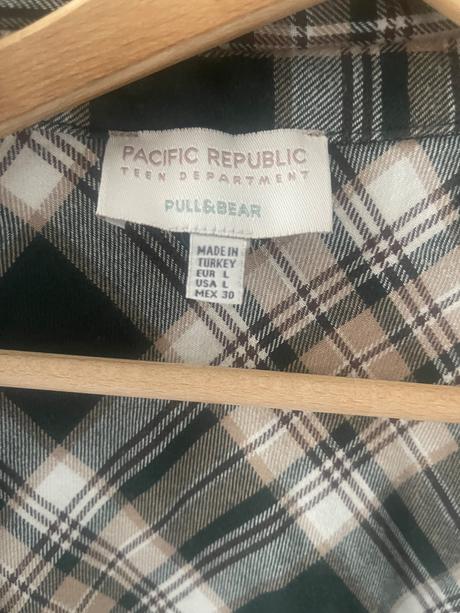 Flanelová košela l, pull&bear,l