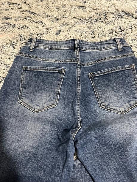 Damske rifle mom elasticke, s