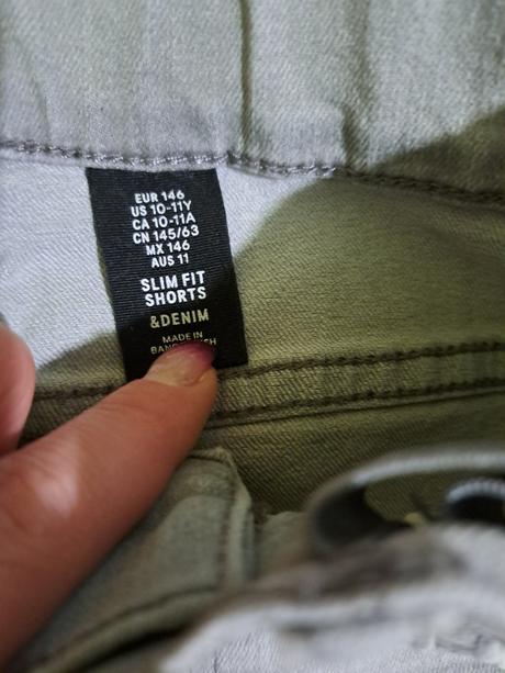 Kraťasy, h&m,140