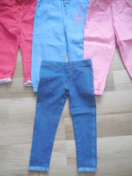 Jarný balík oblečenia pre dievčatko, 86–98