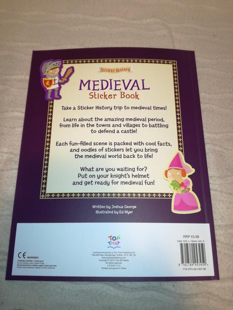 Sticker history - medieval sticker book nsu21, 