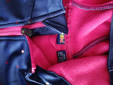 Detska softšelová bunda, lupilu,86