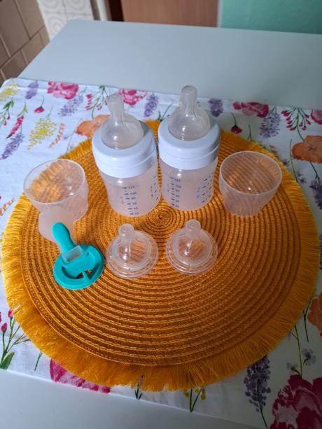 Fľaše philips avent s cumlami v.1 a 2, avent