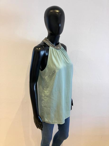 Dámsky top so zaväzovaním okolo krku (m), vero moda,m