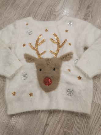 Sveter vianočný 3-4roky, 104