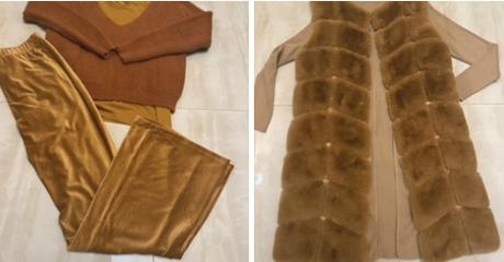 Kožušinova vesta + veci, l