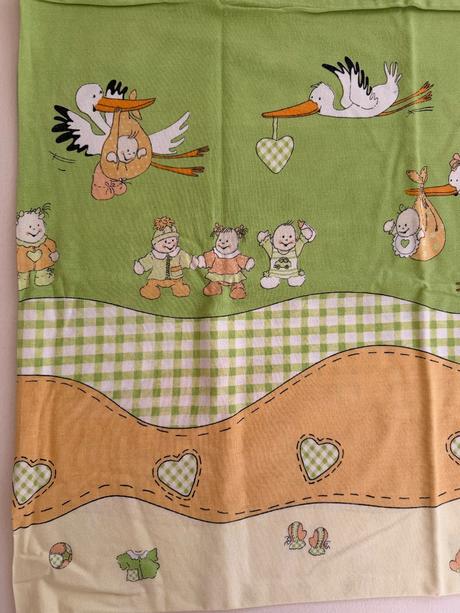 Detske obliecky bociany - 100x135cm, šírka (cm): 100,dĺžka (cm): 135