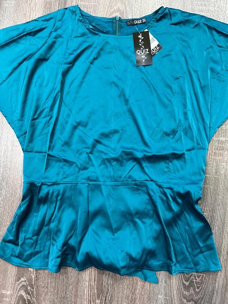 Quiz nova damska smaragdova bluzka xl, xl