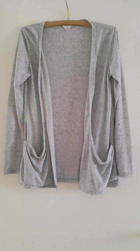Sivý kardigan, m