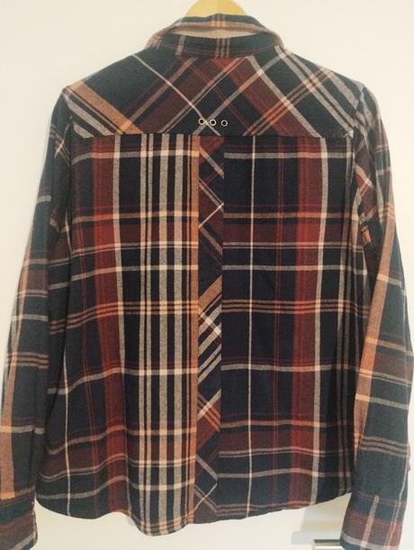 Káro oversized košeľa, amisu,s