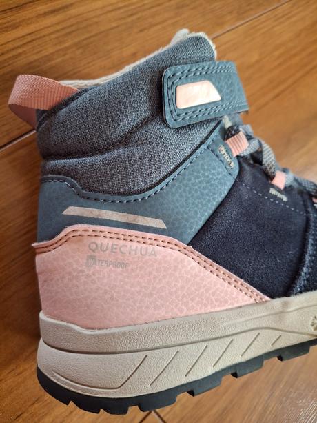Topánky na zimu- kožené, quechua,34