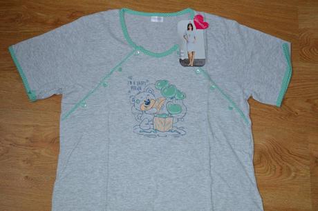 Materská  nočná košeľa na kojenie do pôrodnice, vienetta secret,36 - xxl