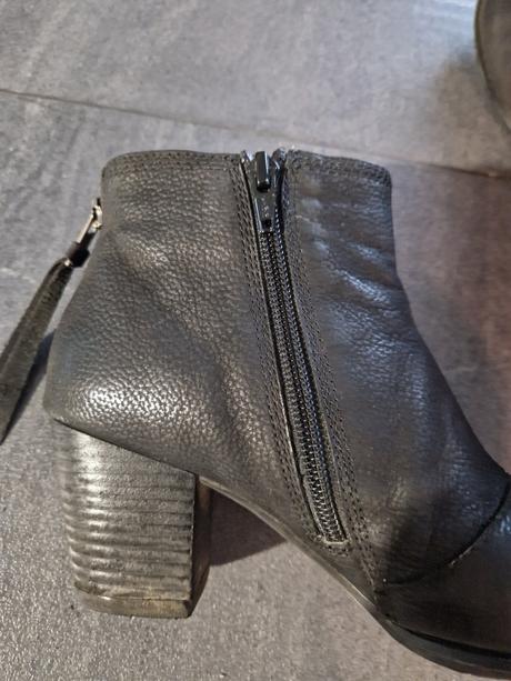 Kožené kotníkové topánky, 37