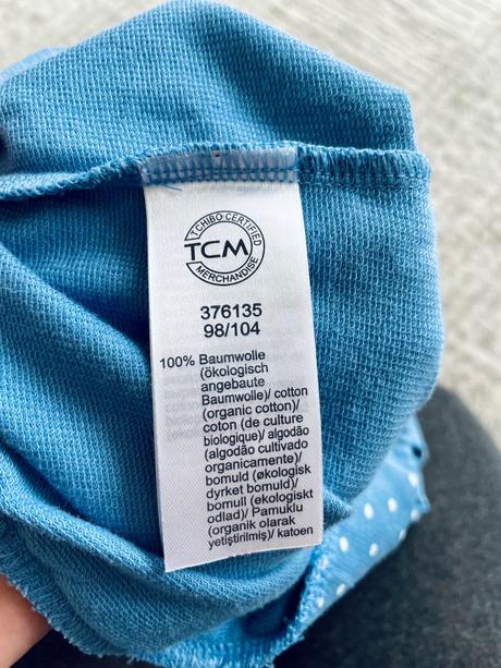 Bodkované tepláky tchibo 98/104, tchibo,98