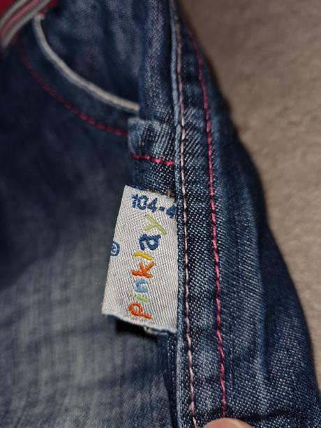 Zateplené rifle nohavice veľ. 104, 104