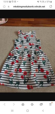 Šaty, h&m,134
