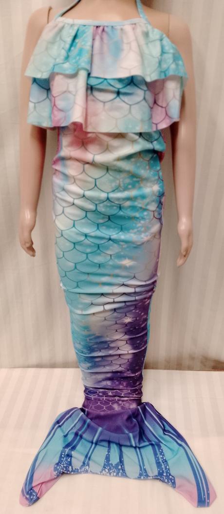 3 set plavecký morská víla viacfarebná, 130 cm, 134