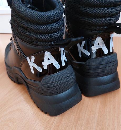 Štýlová členková obuv zn. karl lagerfeld, karl lagerfeld,39