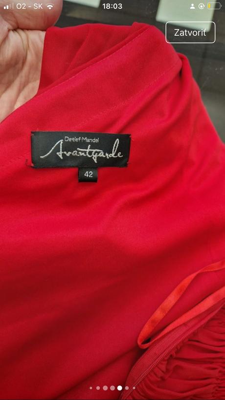 Spoločenské šaty detlef mendel veľkosť l-42, l