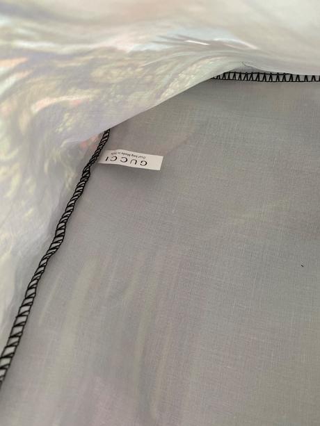 Original gg supreme blind for love wristlet pouch, gucci