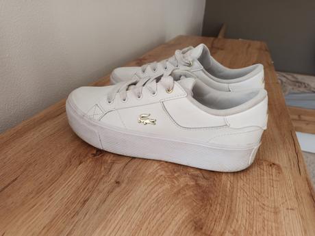 Tenisky na platforme lacoste, lacoste,39