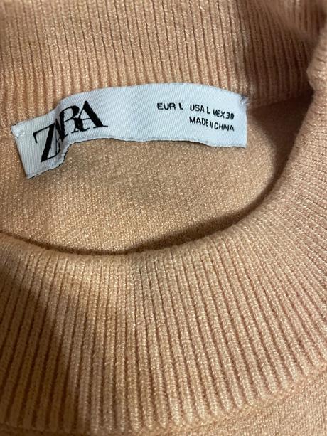 Svetrik s puff rukavmi, zara,l