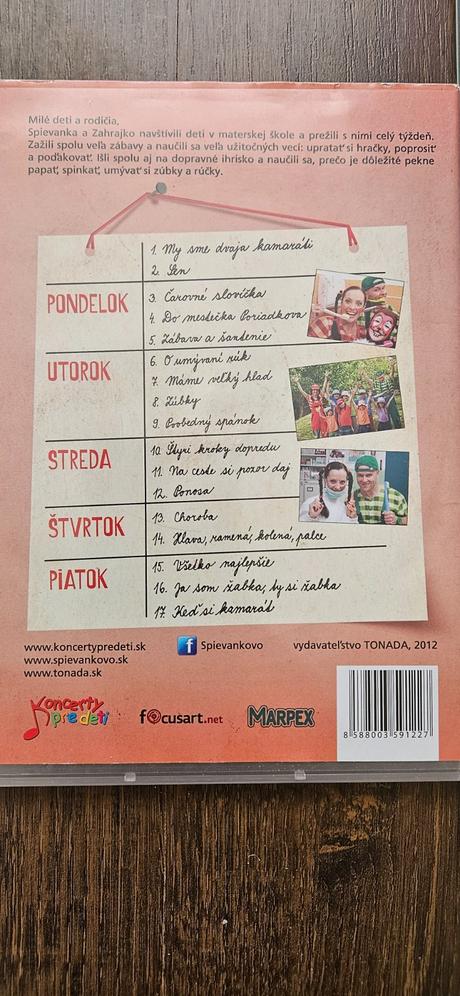 Dvd spievankovo 1 - 6, 