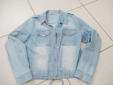 Riflová košela tenká, s