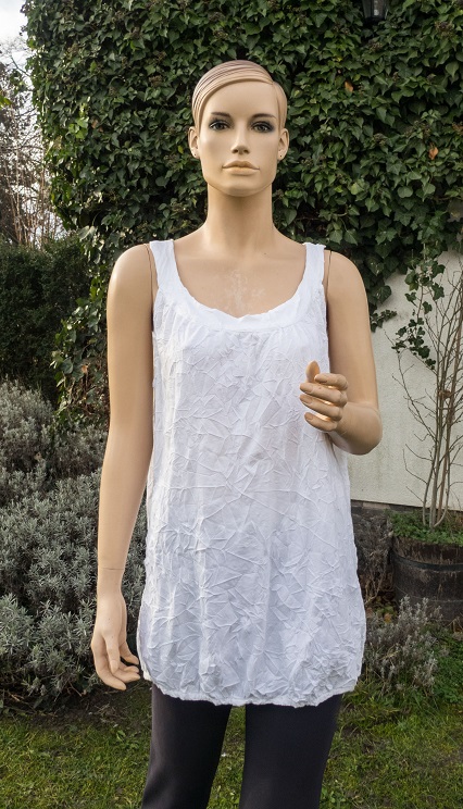 Predĺžený bavlnený top 48/50, 48