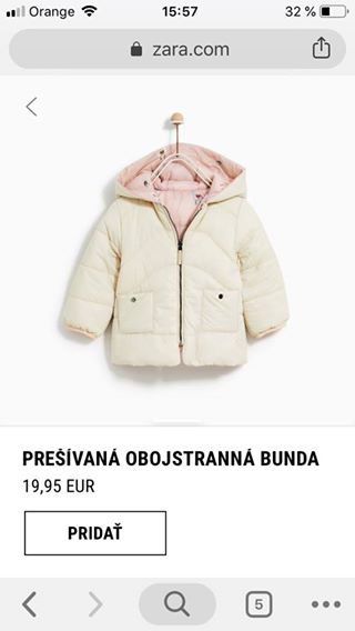 Bunda zara vel. 68, zara,68