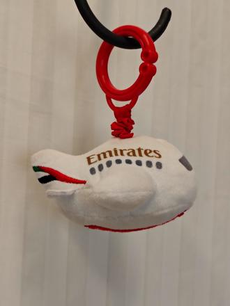 Zberateľské vibračné lietadlo emirates s klipom,