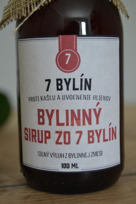 7 bylinný sirup-silný proti kašľu a vykašliavaní,