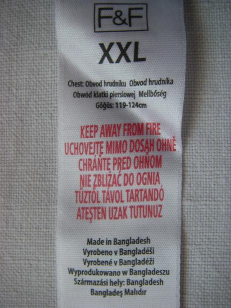 Nenosené tričko - zn. f&f, xxl