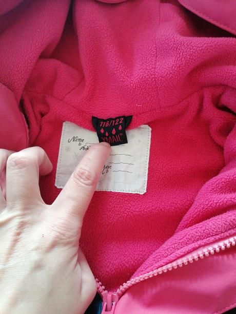 Zateplená bunda do dažďa, 116