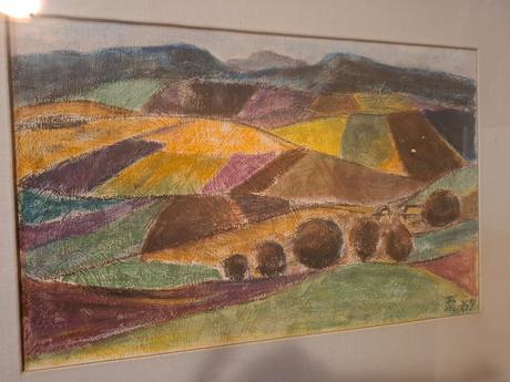Obraz krajiny- neznamy autor, 
