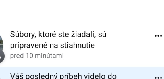 Ako stiahnuť obnovenú konverzáciu na Facebooku?
