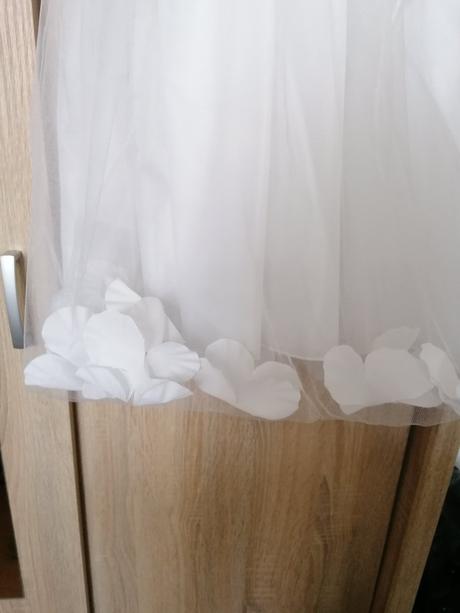 Šaty biele dievčenské, 128