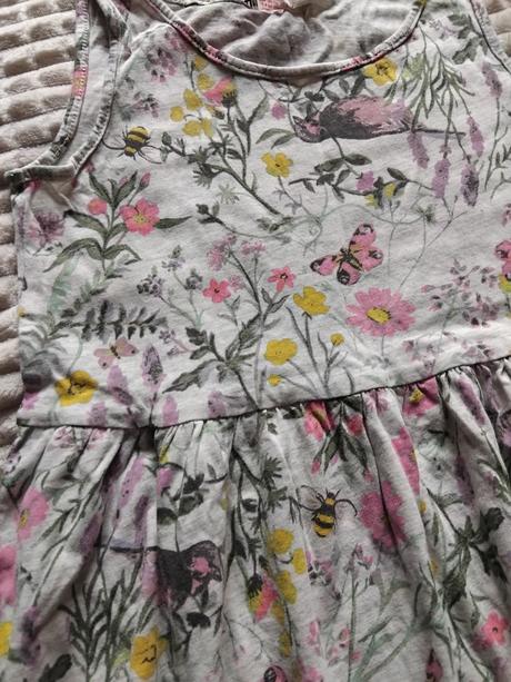 Kvetinove šaty, h&m,110