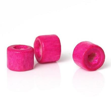 Drevené korálky 4x3 mm - balenie 20 kusov, 