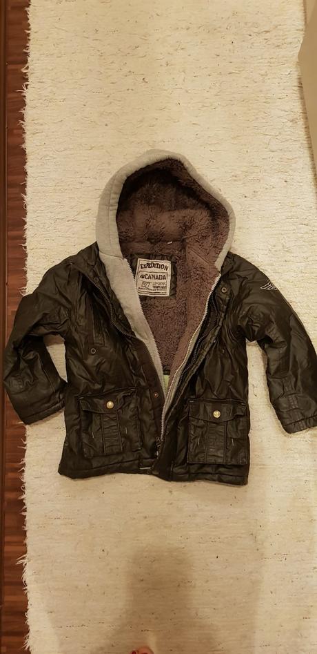 Super teplá bunda zn.palomino, c&a,122