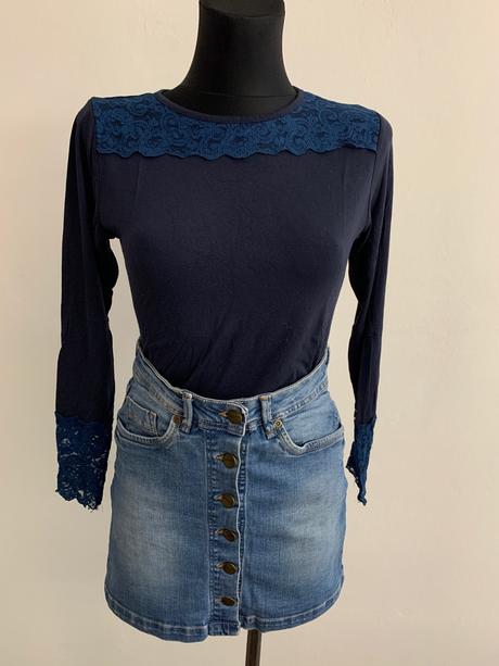 Čipkovaný nátelník, s