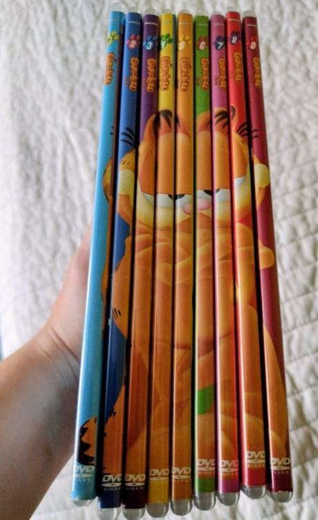 Séria dvd garfield, 