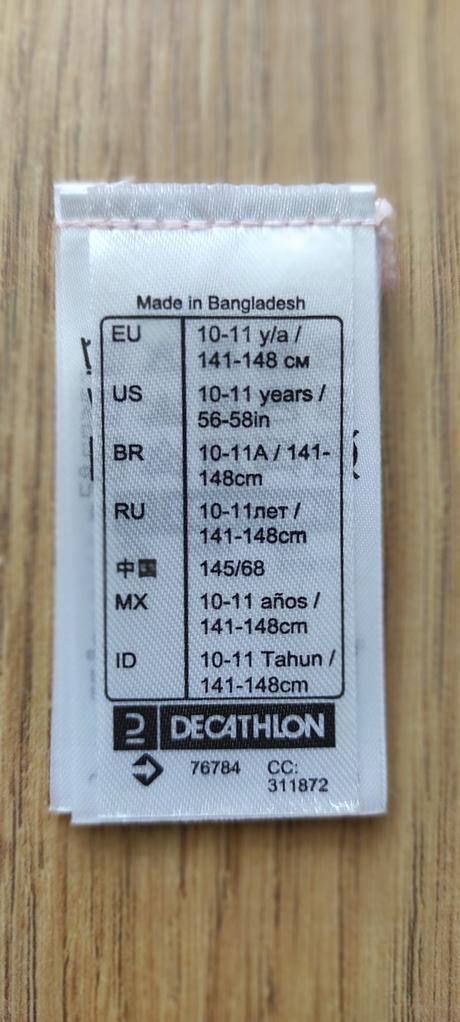 Mikina s kapucou v. 141 - 150, decathlon,140