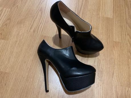 Elegantné topánky na platforme, 37