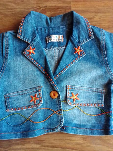 Rifľová bundička krátka/bolerko, 116