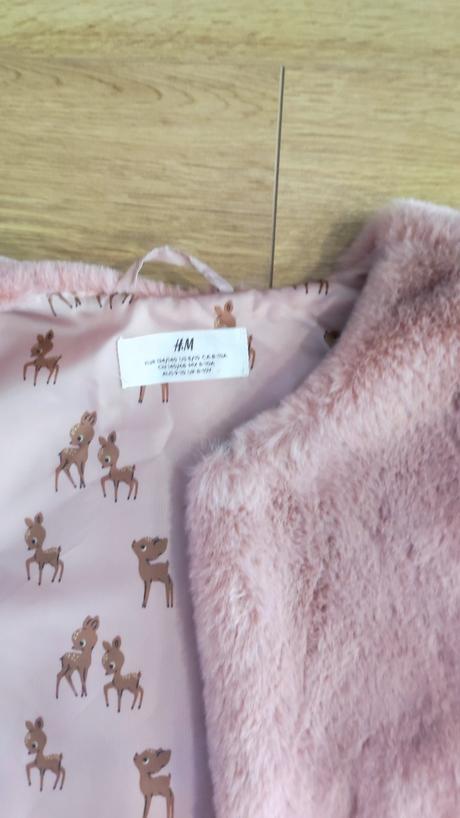 Vesta kozusinka, h&m,134