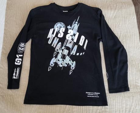 Tričko dlhý rukáv velk  140, f&f,140