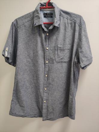 Bavlnená košeľa s ľanom, esprit,m