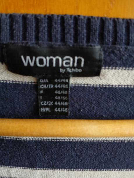 Modrý  sveter, tchibo,xxl